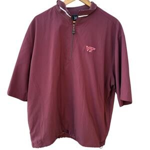 Virginia Tech Hokies NCAA Weather Resistant pullover red sweatshirt Large